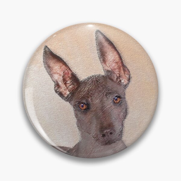 Item preview, Xoloitzcuintli Painting - Cute Original Dog Art designed and sold by alpendesigns.
