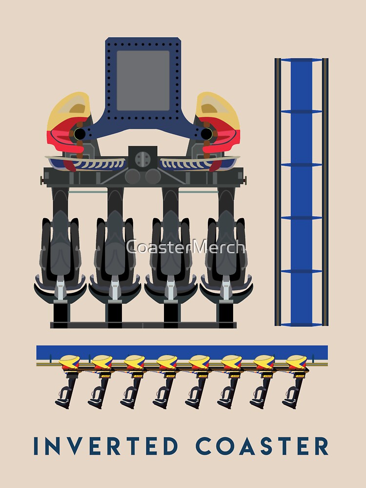 Thumbnail 7 of 7, Classic T-Shirt, Montu - B&M Invert Coaster Design - Busch Gardens Africa designed and sold by CoasterMerch.