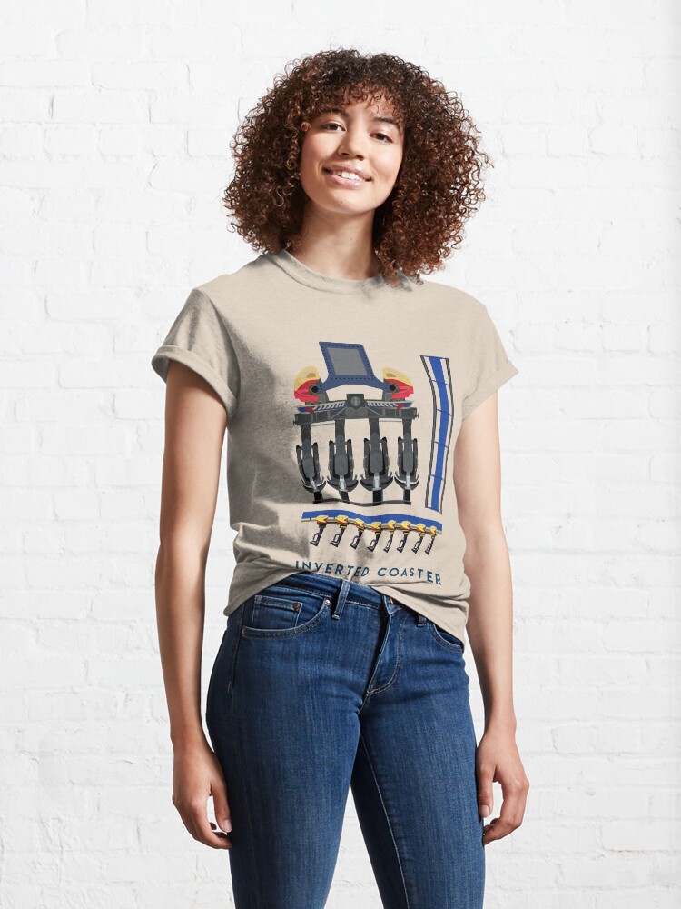 Thumbnail 4 of 7, Classic T-Shirt, Montu - B&M Invert Coaster Design - Busch Gardens Africa designed and sold by CoasterMerch.