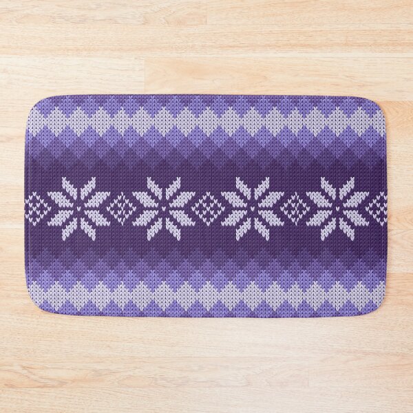 Item preview, Pattern Norway Sweden Knitted Knitted Purple Violet designed and sold by PandaPope.