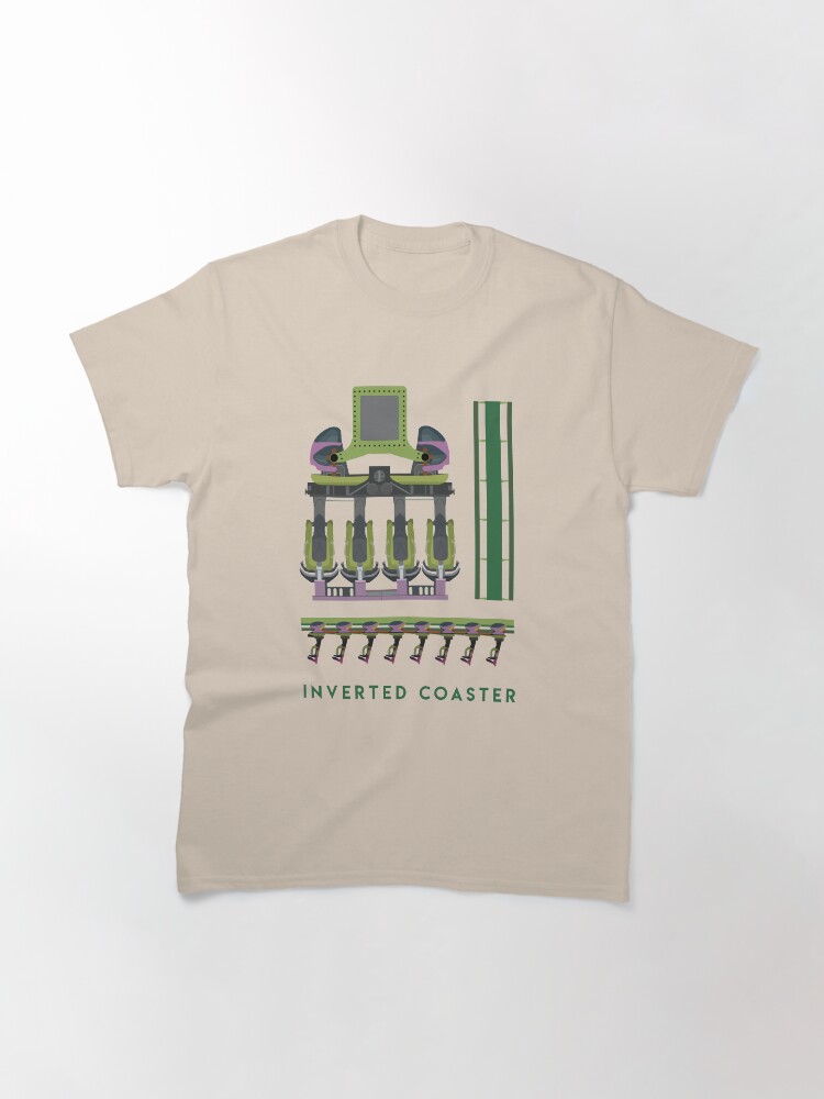 Alternate view of B&M Inverted Coaster Design - Raptor at Cedar Point Classic T-Shirt