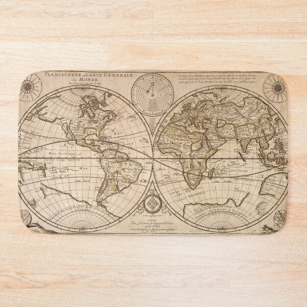 Item preview, Vintage World Map designed and sold by ValentinaHramov.