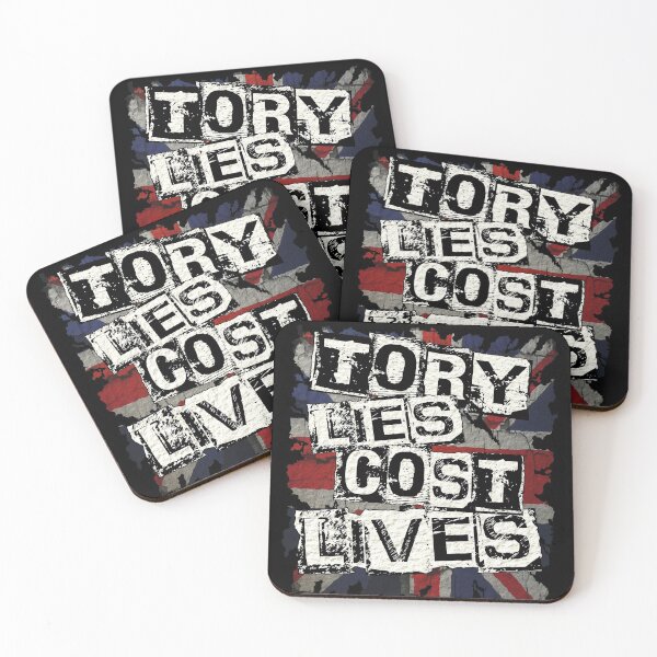 Item preview, TORY LIES COST LIVES designed and sold by Paparaw.