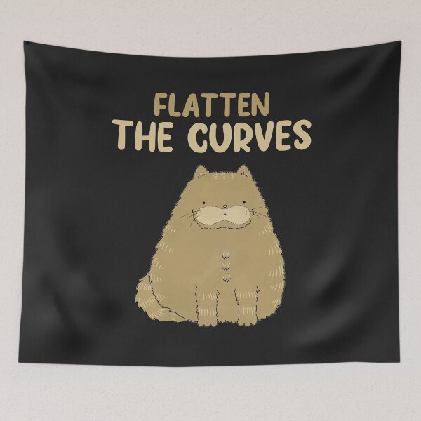 Item preview, Quarantine Cat Fast Food - Flatten The Curves GYM Fitness Sports designed and sold by deichmonster.
