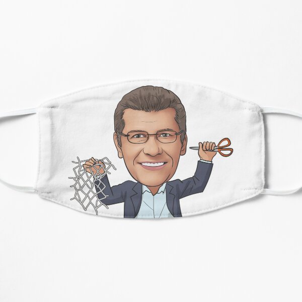 Geno Auriemma - Cutting the net Flat Mask