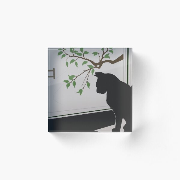 Cat at the Window Acrylic Block