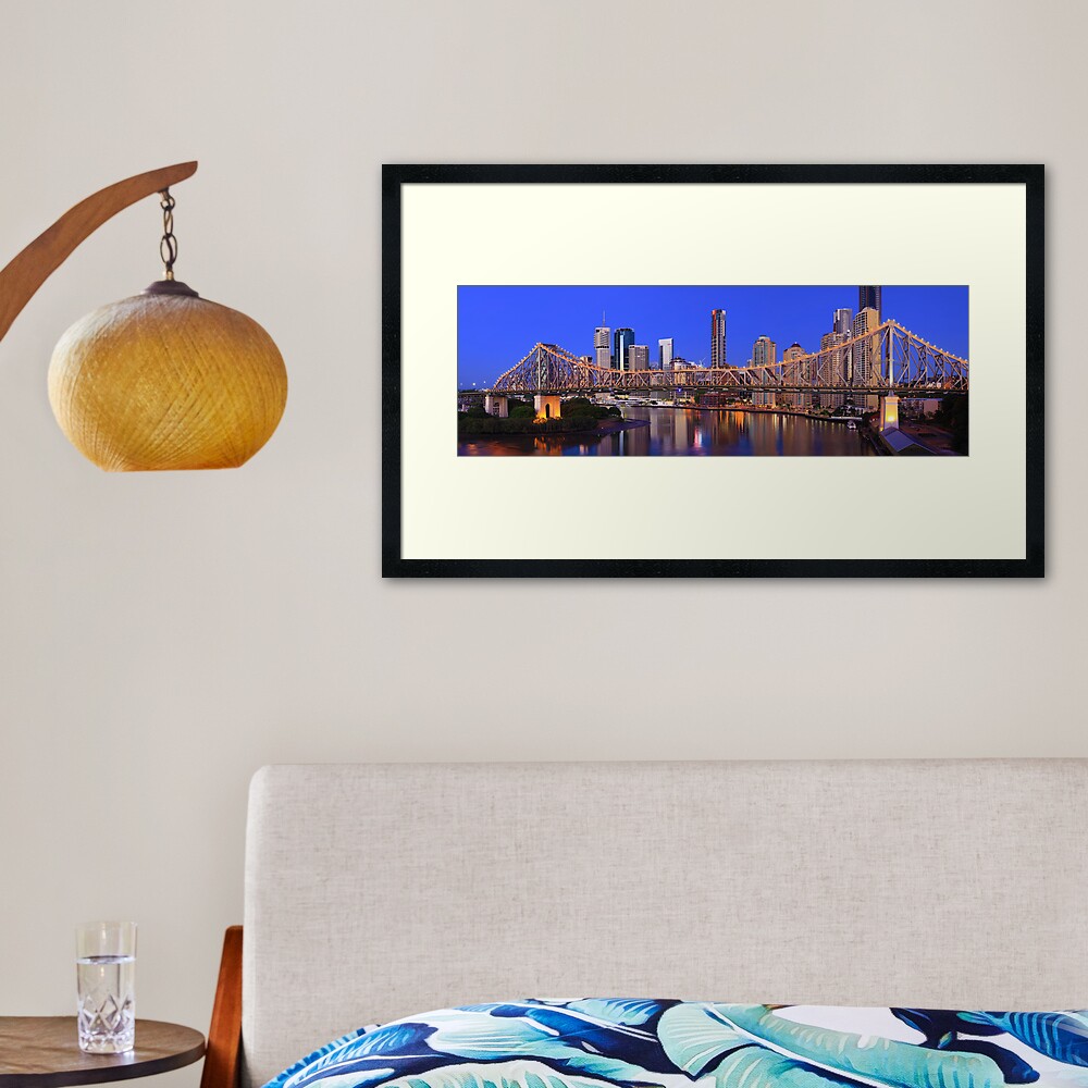 Story Bridge, Brisbane, Queensland, Australia Framed Art Print