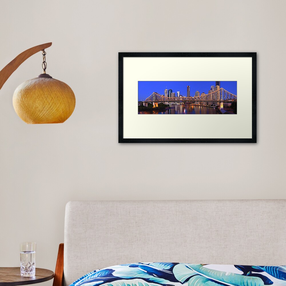 Story Bridge, Brisbane, Queensland, Australia Framed Art Print