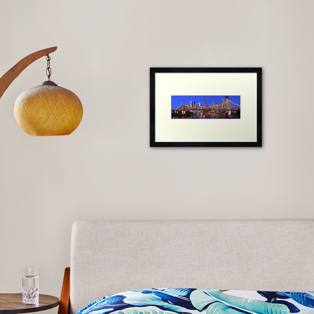 Story Bridge, Brisbane, Queensland, Australia Framed Art Print