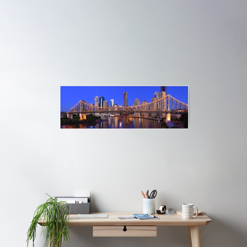 Story Bridge, Brisbane, Queensland, Australia Poster
