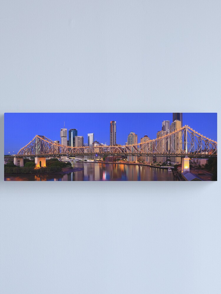 Alternate view of Story Bridge, Brisbane, Queensland, Australia Canvas Print