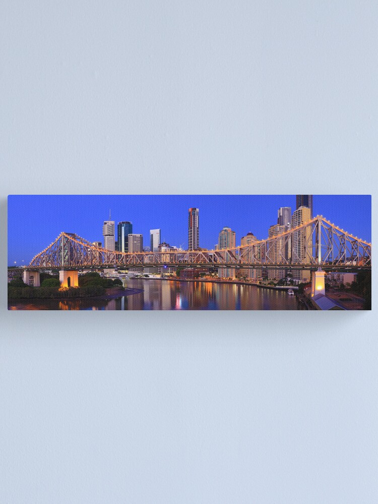 Alternate view of Story Bridge, Brisbane, Queensland, Australia Canvas Print