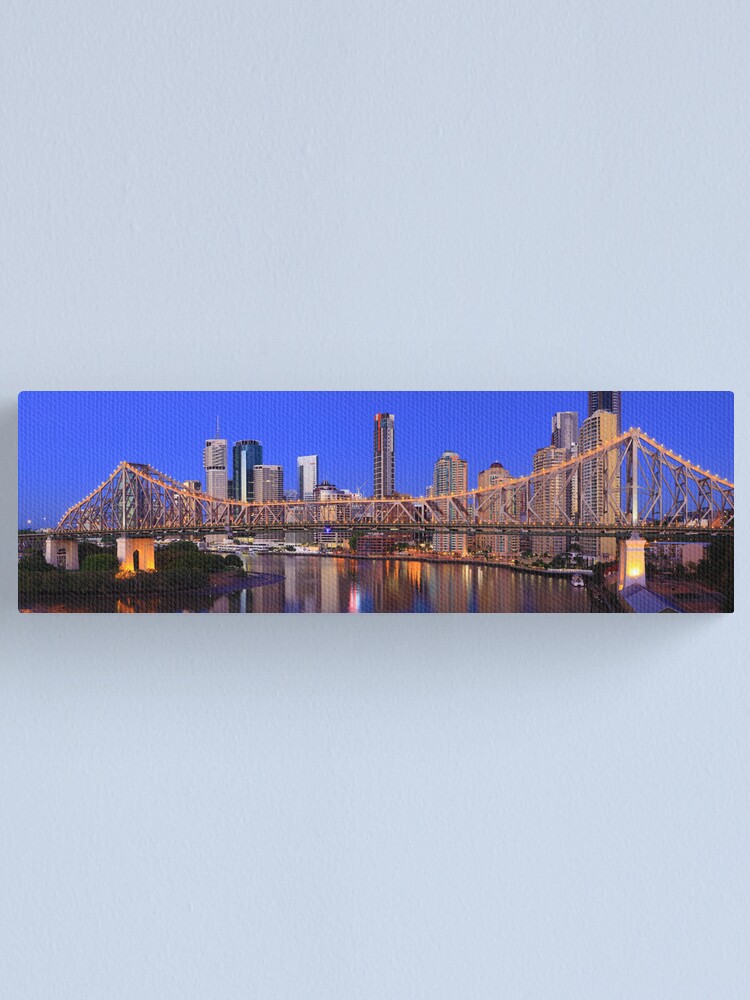 Alternate view of Story Bridge, Brisbane, Queensland, Australia Canvas Print