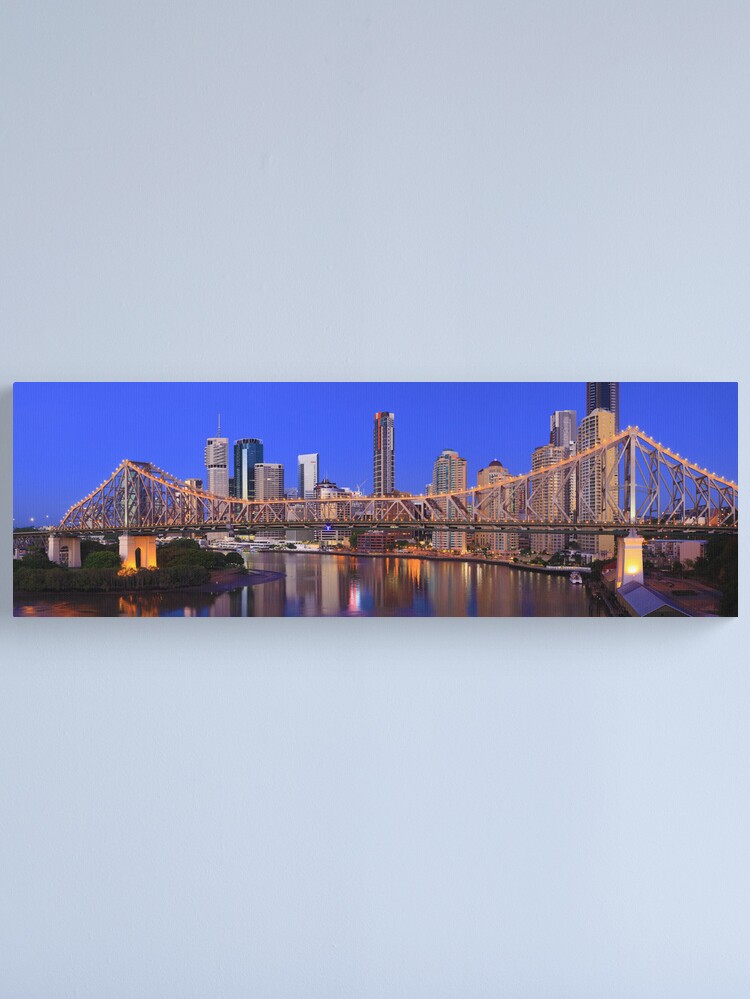 Alternate view of Story Bridge, Brisbane, Queensland, Australia Canvas Print