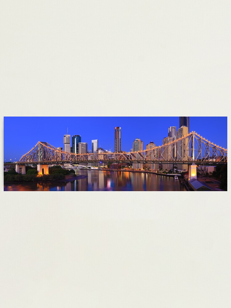 Alternate view of Story Bridge, Brisbane, Queensland, Australia Photographic Print