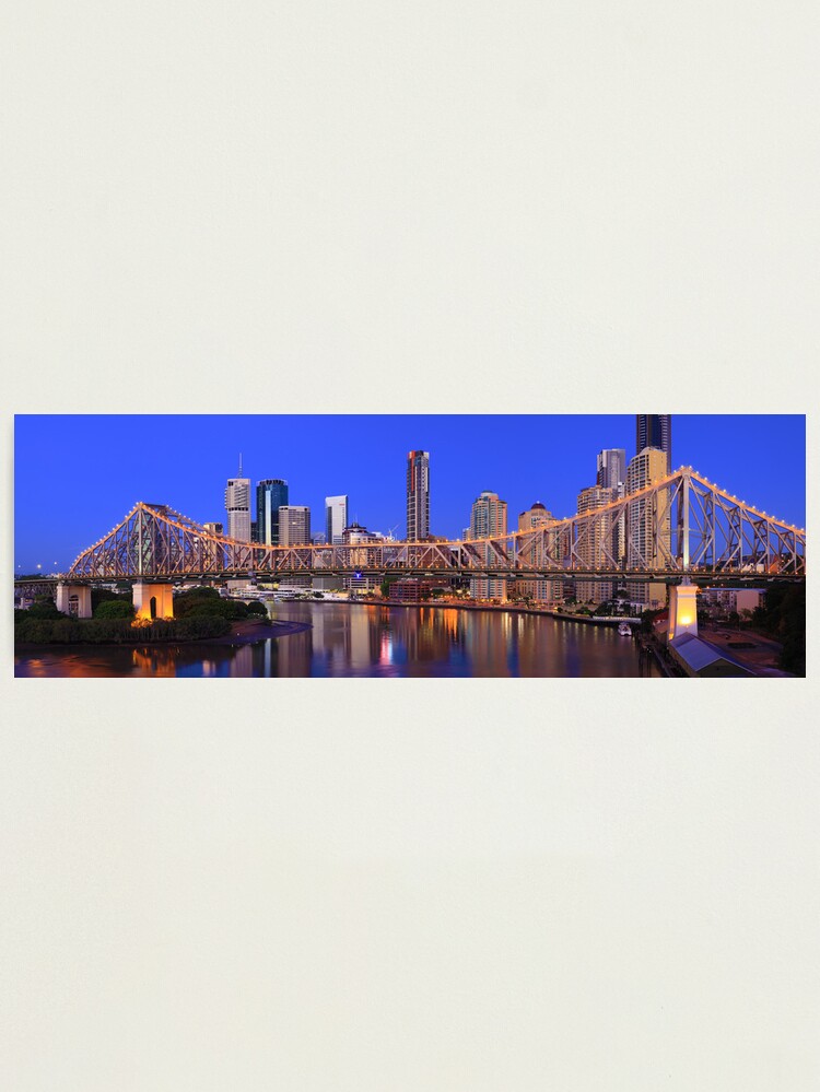Alternate view of Story Bridge, Brisbane, Queensland, Australia Photographic Print