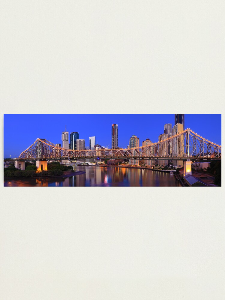 Alternate view of Story Bridge, Brisbane, Queensland, Australia Photographic Print