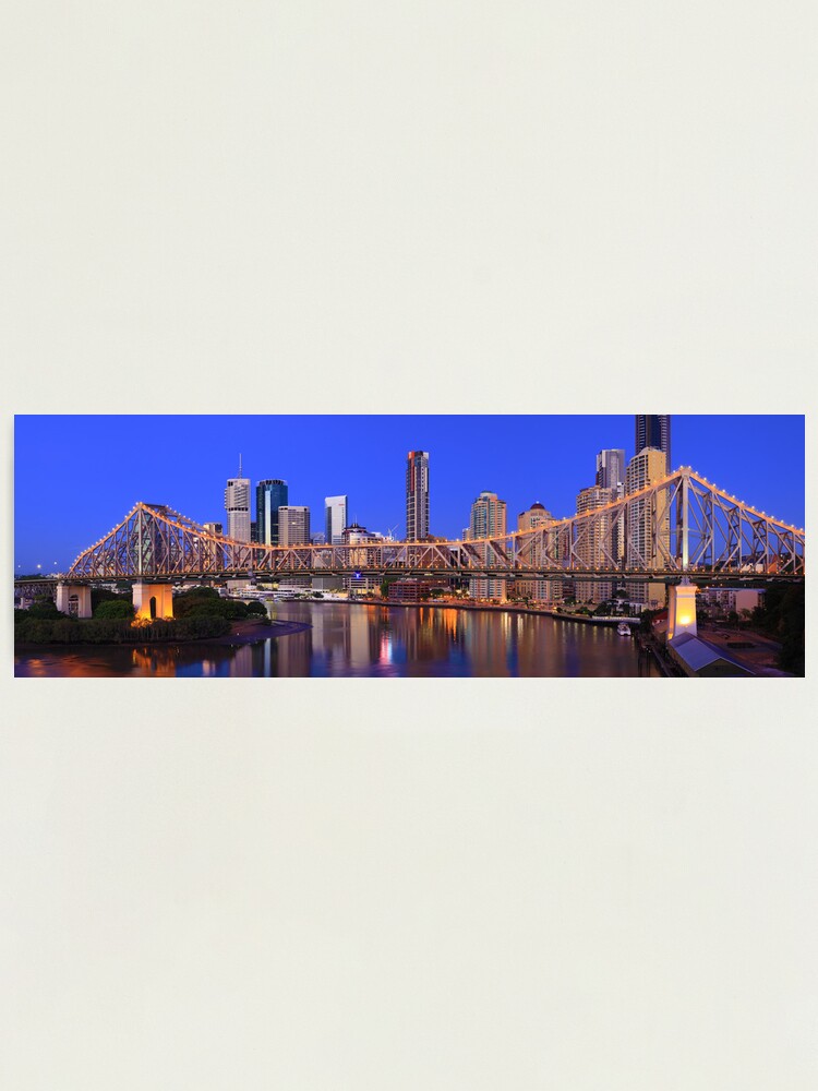 Alternate view of Story Bridge, Brisbane, Queensland, Australia Photographic Print