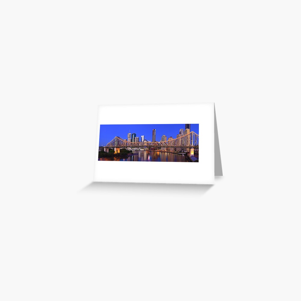 Story Bridge, Brisbane, Queensland, Australia Greeting Card