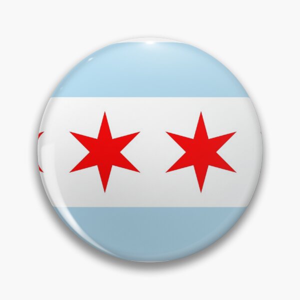 Item preview, Mascarilla de la bandera de Chicago, Mascarilla de Illinois Mascarilla de la ciudad de Chicago designed and sold by bledi.