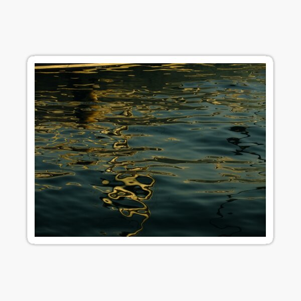 Sun ink drawing on water paper Sticker