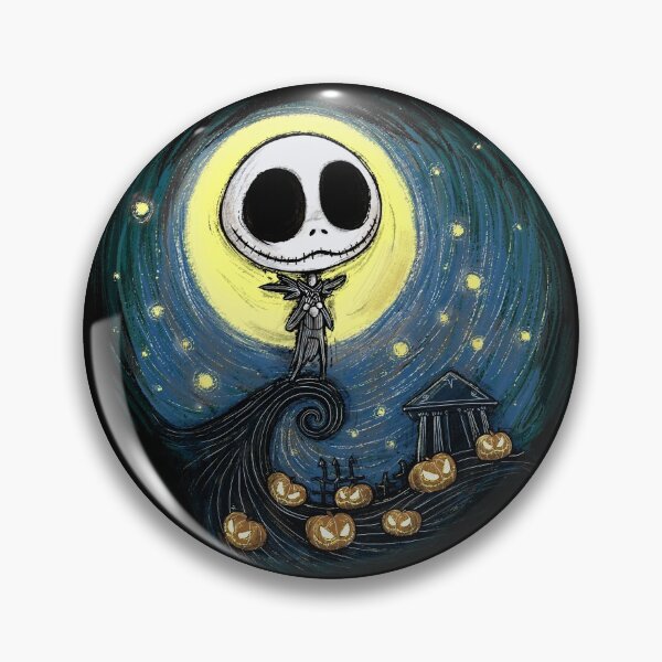 Item preview, Cute Jack Skellington Starry Night designed and sold by xMorfina.