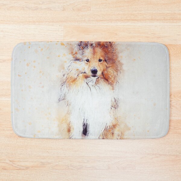 Item preview, Watercolor Sheltie designed and sold by Laura Lise Wong.