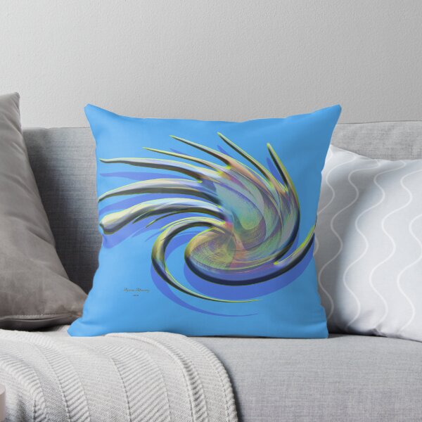 The whirl, w1.5c Throw Pillow