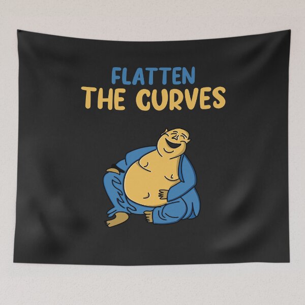 Item preview, Quarantine Pizza Fries - Flatten The Curves GYM Fitness Sports designed and sold by deichmonster.