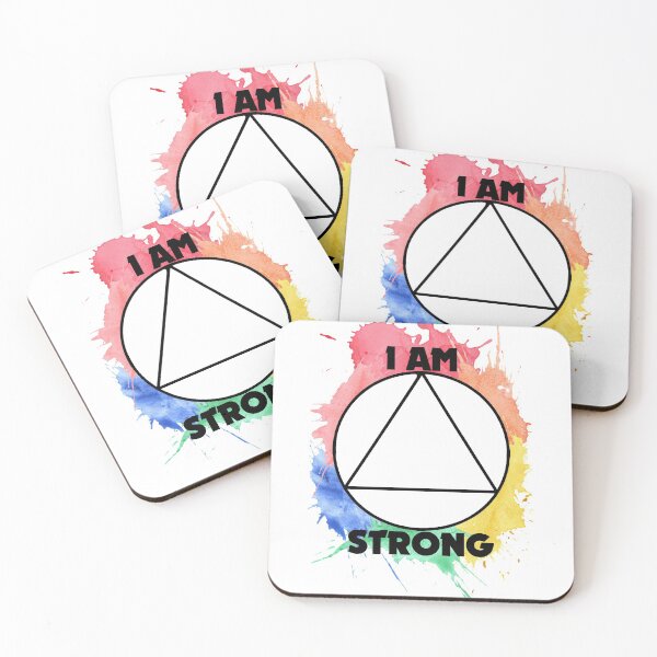 Item preview, I Am Strong - Watercolour Background designed and sold by Tiggs-designs.