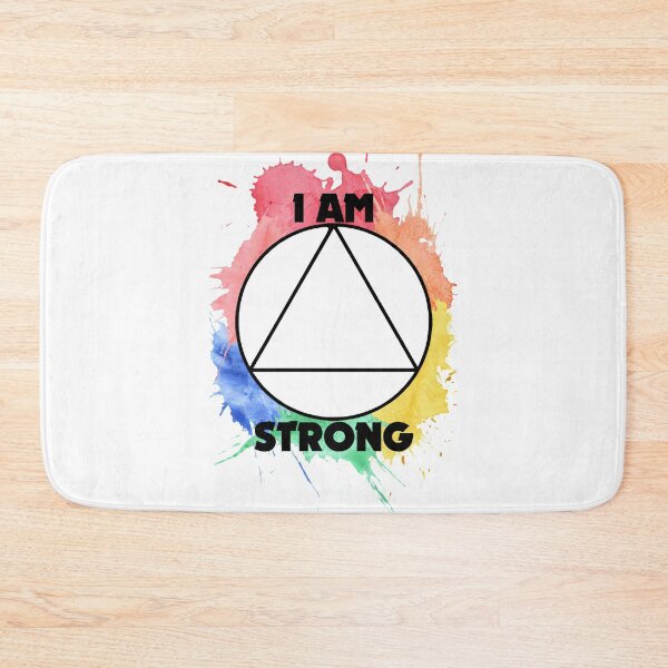 Item preview, I Am Strong - Watercolour Background designed and sold by Tiggs-designs.