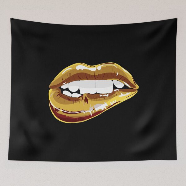 Item preview, Sexy Woman Golden Lips , Woman Lips T-Shirt, Lips Gifts designed and sold by belmahdy.