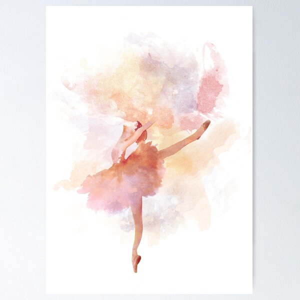 Item preview, Ballerina watercolor art designed and sold by Ana Moguš.