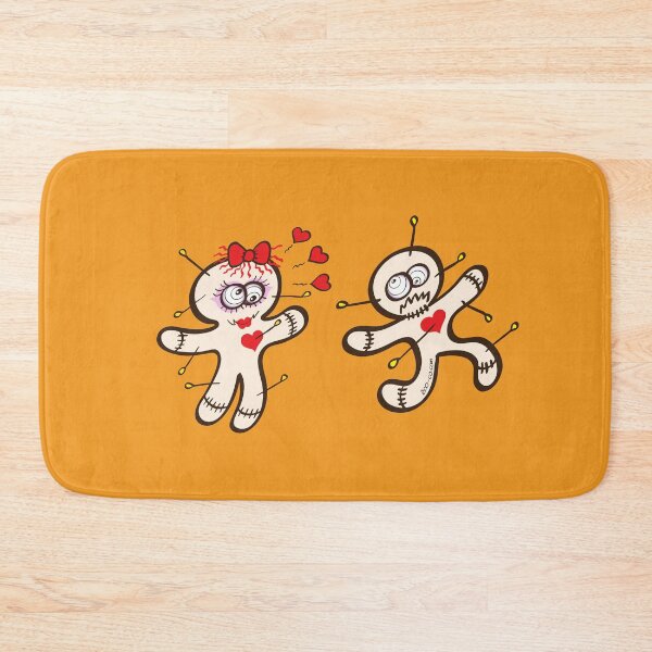 Item preview, Male voodoo doll running from a female in love designed and sold by Zoo-co.