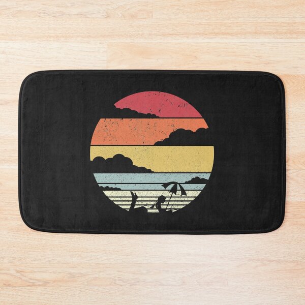 Item preview, Reading At The Beach Print. Retro Style Book Reader Graphic designed and sold by PackAPunch.