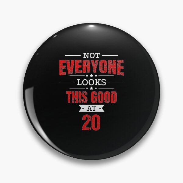 Item preview, 20th Birthday Gift Retro Twenty 20 Years Looks This Good Red designed and sold by haselshirt.