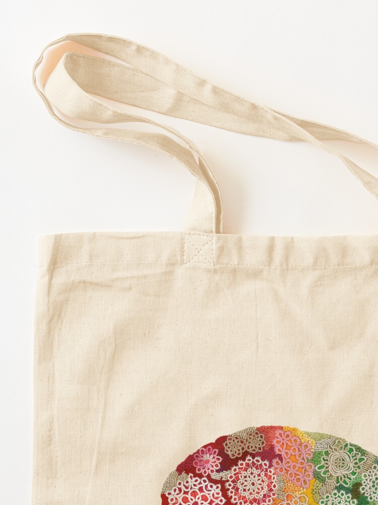 Alternate view of Opalicious - Rainbow Brain Tote Bag