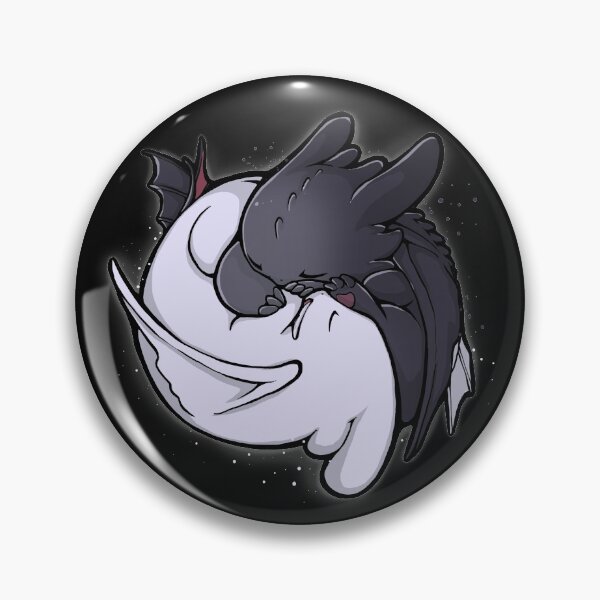 Item preview, Toothless And Light Fury Hugging designed and sold by xMorfina.