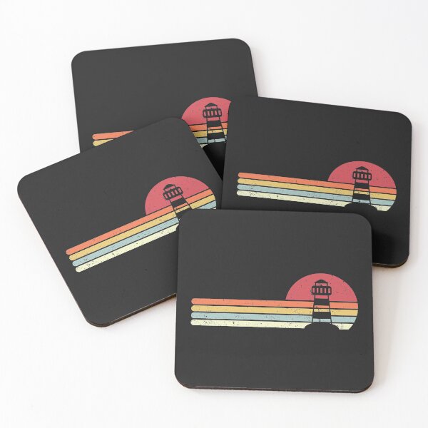 Item preview, Lighthouse Print. Retro Style Beach, Seaside Graphic designed and sold by PackAPunch.