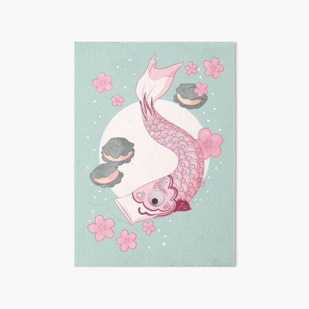 Koinobori Art Board Print