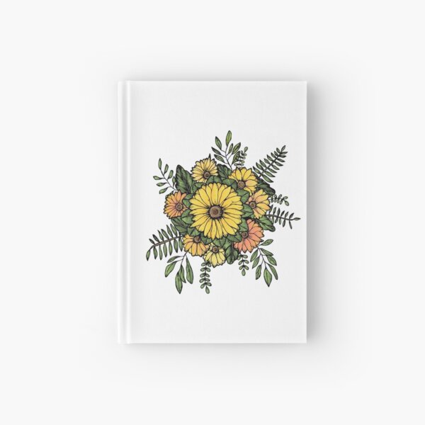 SUNFLOWERS Hardcover Journal
