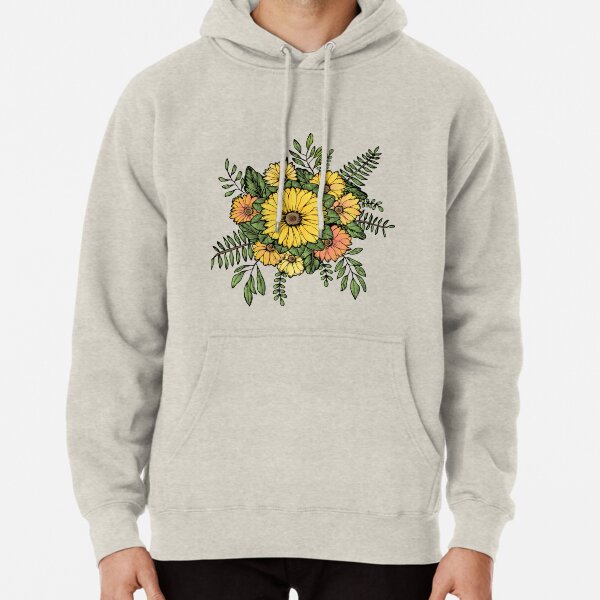 Girasoles Sudadera con capucha