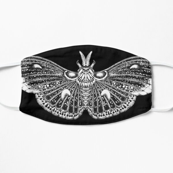 Cecropia Moth mask in black Mask