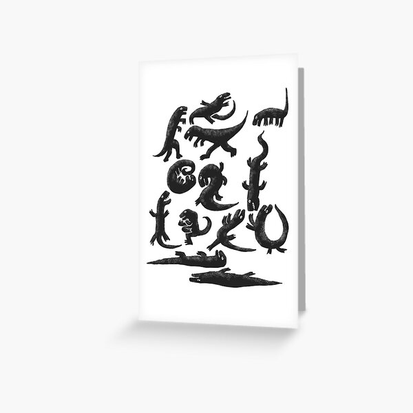Dinasours Greeting Card