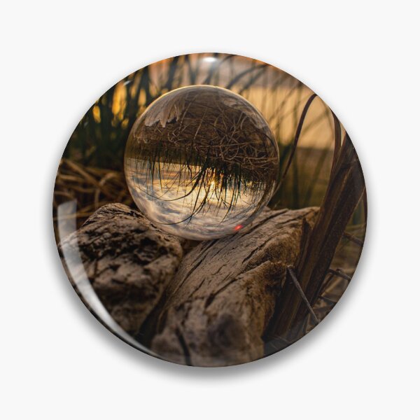 Item preview, Red Lake Michigan sunset with in lensball designed and sold by Joshua Satterlee.