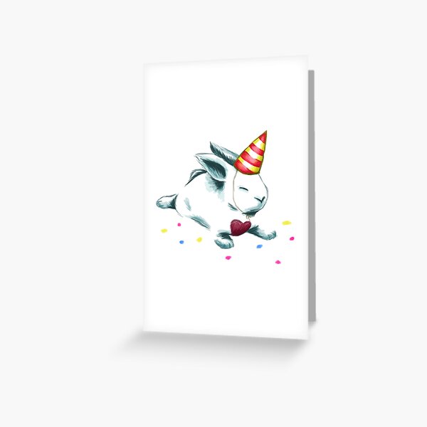 Cheer Me Bunny - Birthday Greeting Card