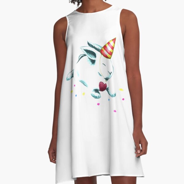 Cheer Me Bunny - Birthday A-Line Dress