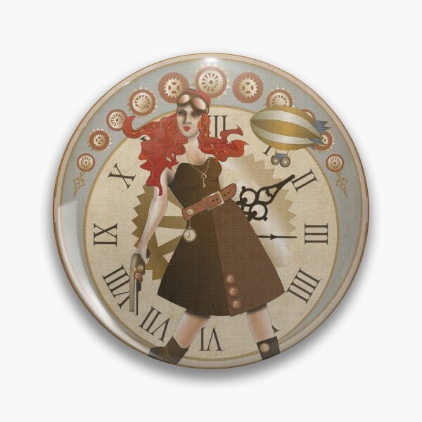 Item preview, Lady Steampunk in art nouveau style designed and sold by Pendientera.