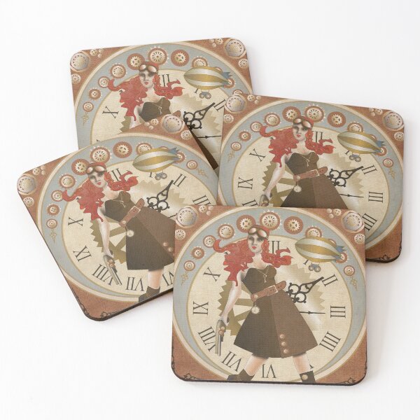 Item preview, Lady Steampunk in art nouveau style designed and sold by Pendientera.