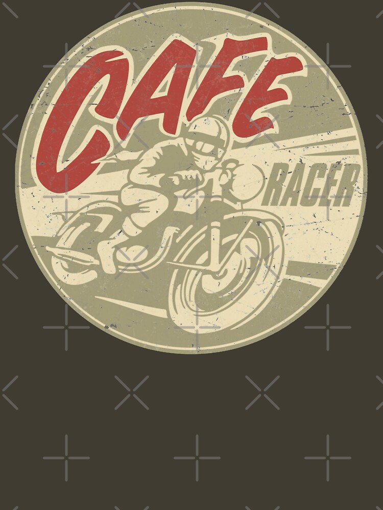 Discover Cafe Racer Biker Motorcycle Emblem T-Shirt